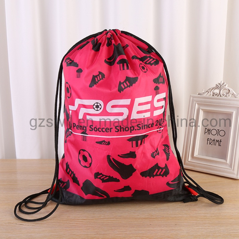 Promotion Exhibition Decoration Polyester Nylon Fashion Sports Backpack Drawstring Bag – Fashion and Textile price