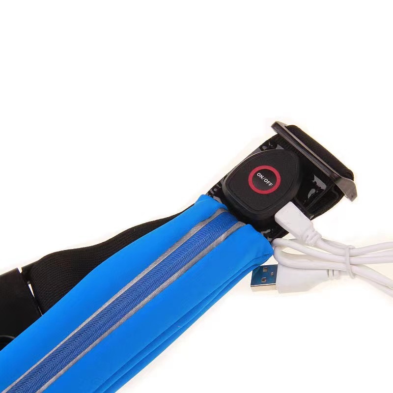 Yapears 2024 Fashion Rechargeable Waterproof Waist Bag for Sports LED Running Waist Belt for Mobile Phone Case Bag – LED Backpack and LED Display price