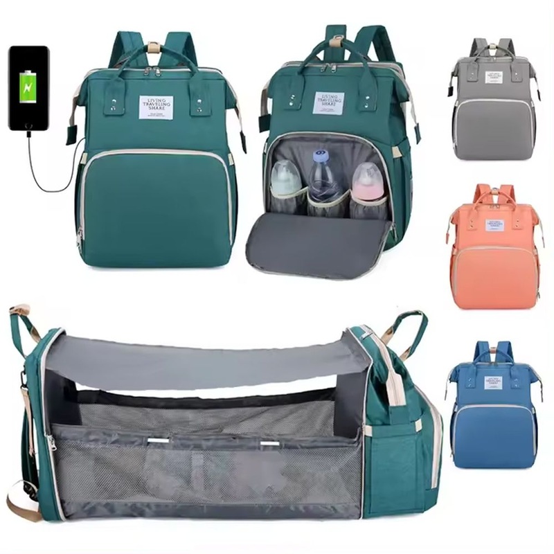 Baby Nappy Changing Diaper Bag Changing Station Multifunctional Baby Folding Bag – Tote Bag and Mommy Bag price