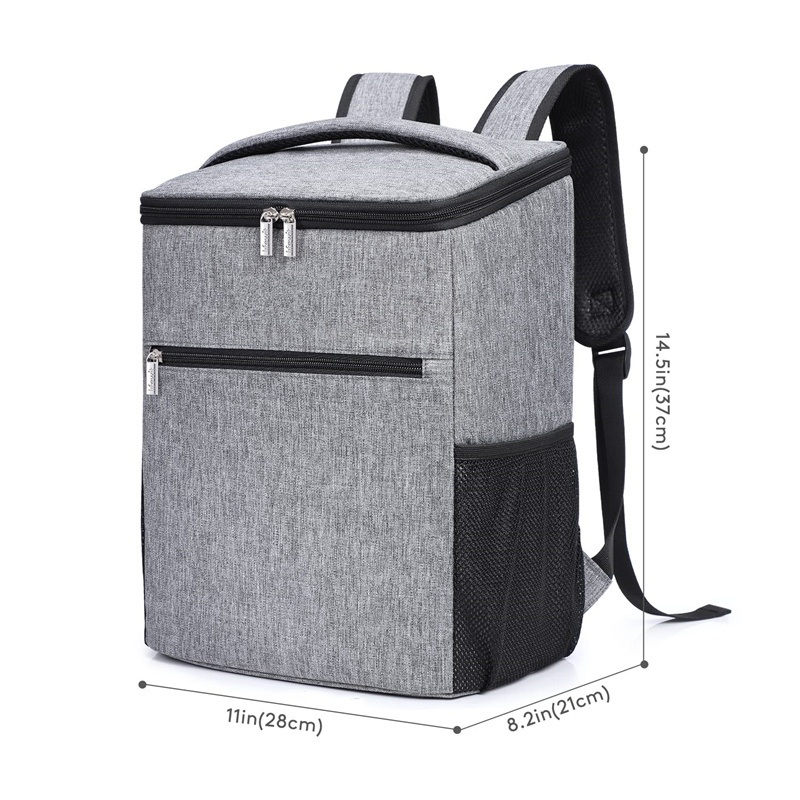 Insulated Portable Cooler Bag Waterproof Leak-Proof Polyester Backpack with Letter Pattern for Men Women – Insulated Picnic Backpack and Cooler Backpack Backpack price