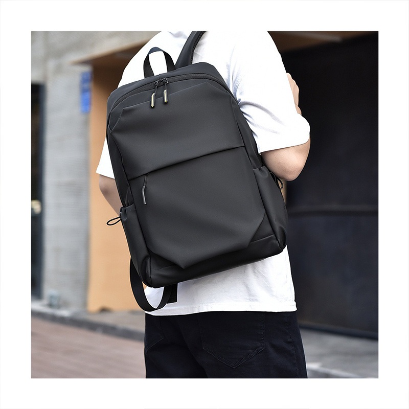 Middle School Student Backpack for Men Simple Solid Color Water Resistant Large Capacity Laptop Backpack with Customizable Logo Printing – Laptop Backpack and Students Backpack price