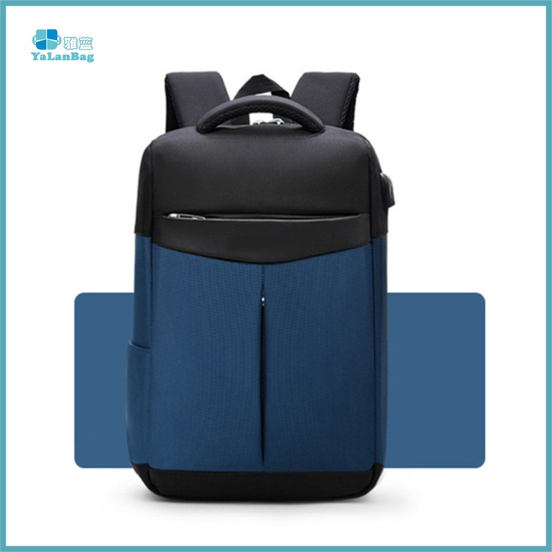 New Men S Backpacks Laptop Navy Blue Computer College Student School Bag Backpack – Custom Bag and Backpack Bags price