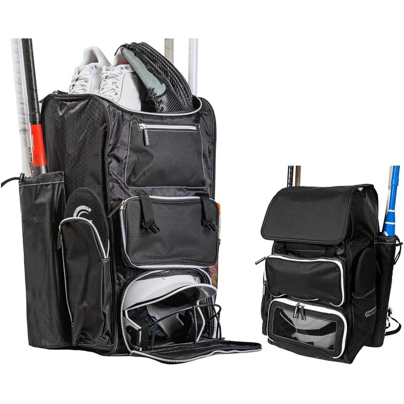 Black Beach Personalized Softball Bag Baseball Bag Equipment Baseball Backpack Bag – Softball Bag and Baseball Bag price