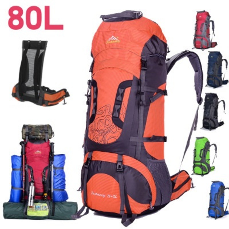 Custom Logo Waterproof Large Capacity Outdoor Travel Climbing Backpack with Rain Cover Hiking Backpack – Camping Backpack and Hiking Bags price