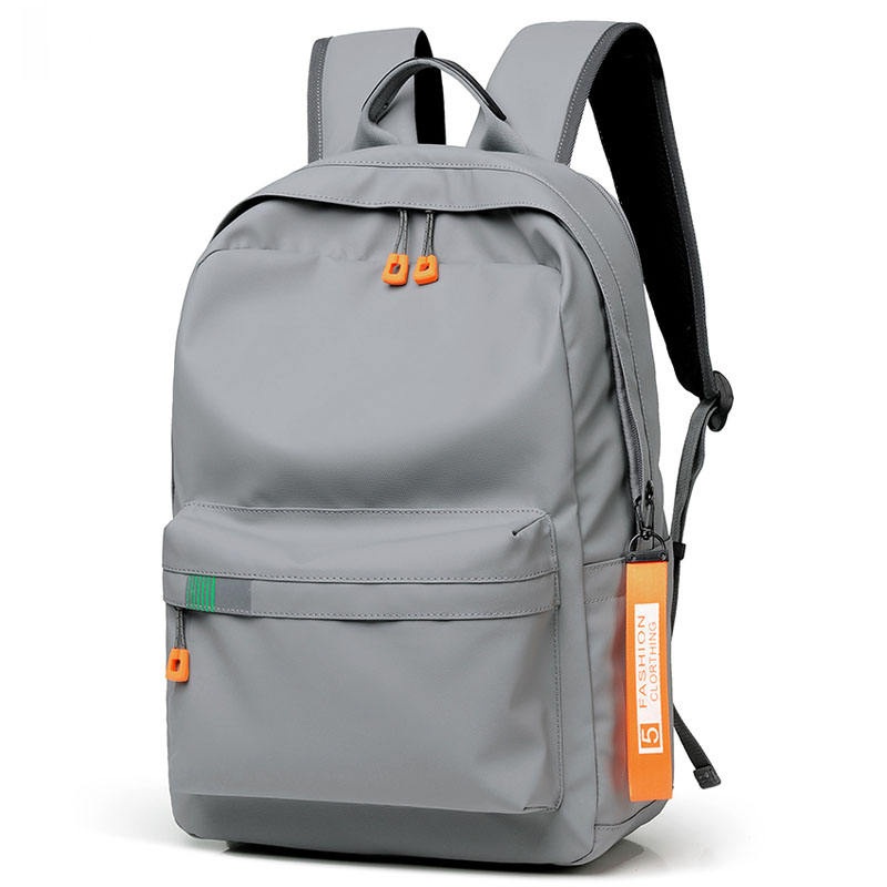 Customized Lightweight Student Backpack Simple Fashionable Casual College Middle School Style Zipper Polyester Bag Travel Backpack – Travel Backpack and School Bag price