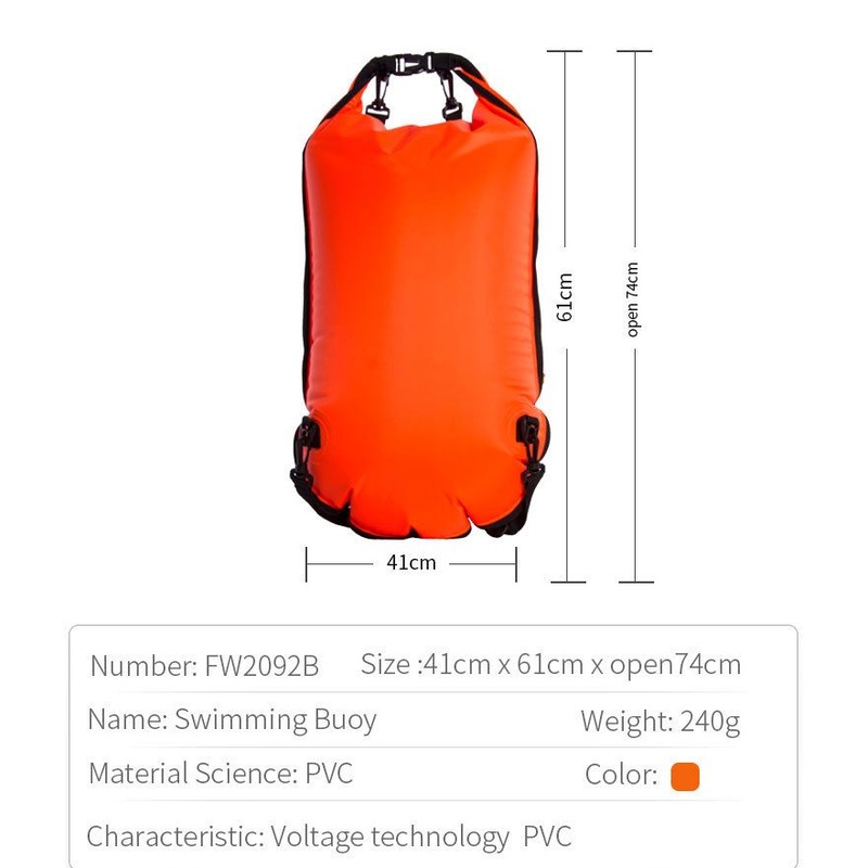 PVC Inflatable Waterproof Dry Bag Tow Float Open Water Swim Buoy for Safe Swimming Training – Dry Bag and Waterproof Bag price