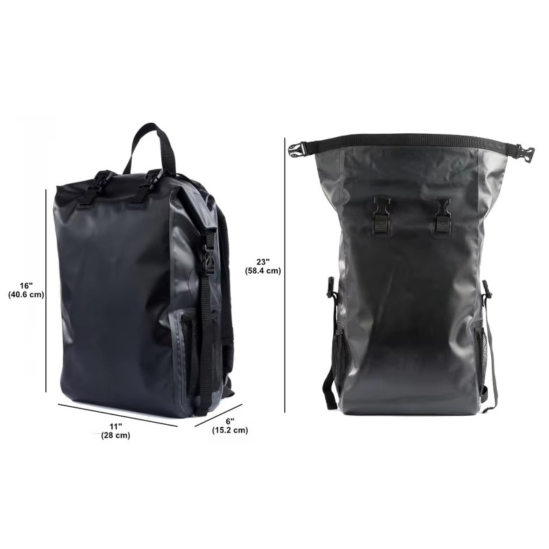 Rugged Waterproof Canvas Backpack – Ideal for Daily Commutes and Travel – Waterproof Tarpaulin Backpack and Durable Rucksack Bag price