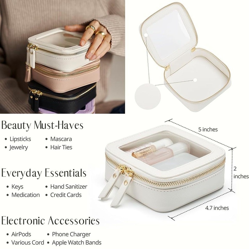 Small Cosmetic Bag for Purse – Small Cosmetic Bag and Mini Makeup Bag price