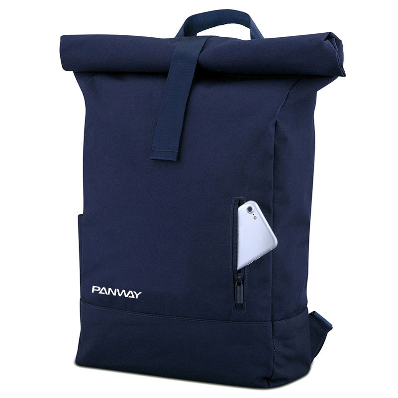 Custom Logo Waterproof RPET Rolltop Anti-Theft Laptop Backpack – Recycled RPET Rolltop Backpack and Custom Logo Backpack price