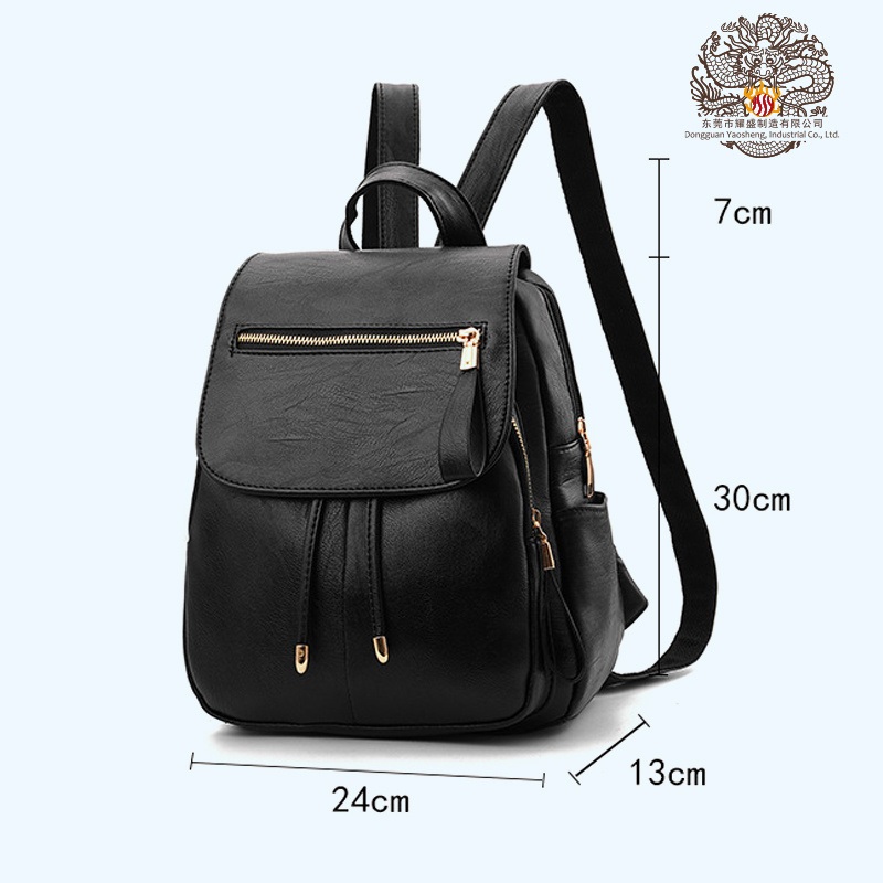 PU Leather Women Backpack Fashion Solid Color Bags Large Capacity Travel Backpack – Travel Backpack and Waterproof Backpack Bags price