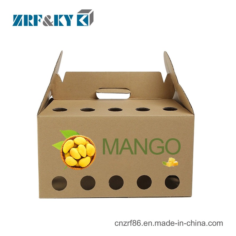 Custom Fruits Mango Packaging Brown Corrugated Mailer Shipping Box – Corrugated Box and Fruit Packing Box price