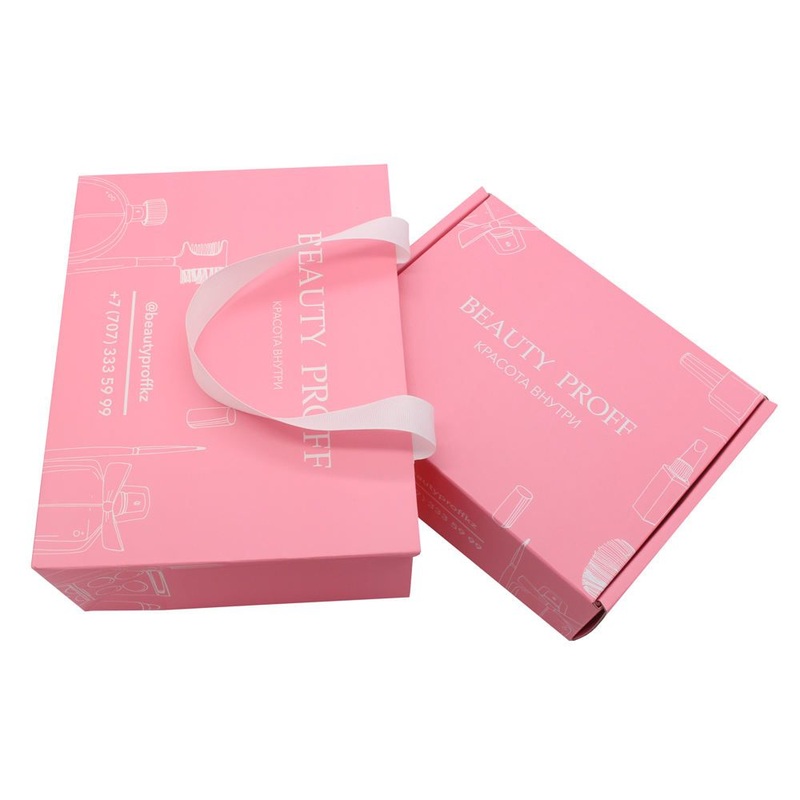 Personalised Pink Packing Corrugated Boxes Verzenddoos Light Pink Shipping Bag and Box Embalagems De Papel Custom Logo – Shipping Box and Mailer Box price