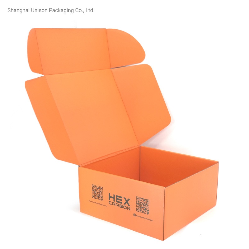 Custom Orange Pantone Printing Tuck Top Corrugated Shoe Box – Food Box and Shopping Box price