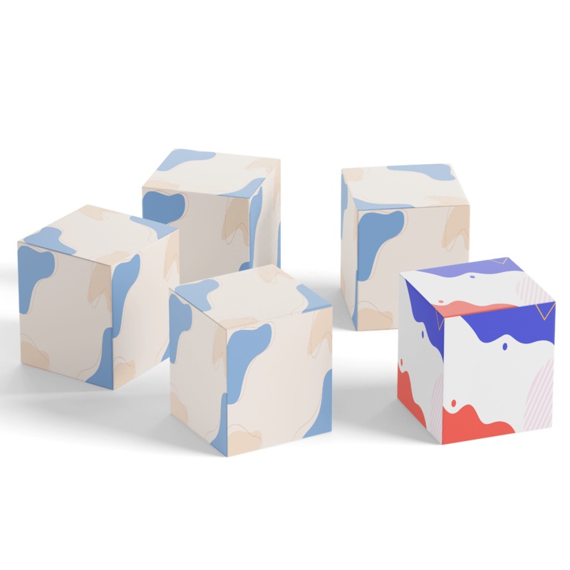 Embossed Cartoon Packaging Boxes with Handle and Lamination Finish – Kraft Paper Cardboard Box and Cheap Craft Boxes price