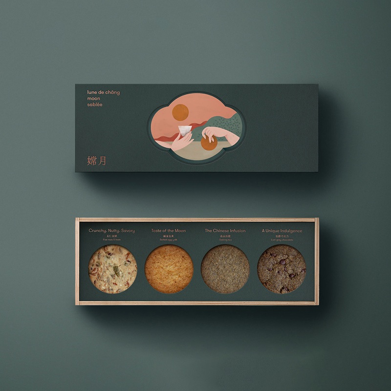 Moon Cake Cookies Biscuit Packing Ivory Paper Boxes – Custom Box and Shopping Box price