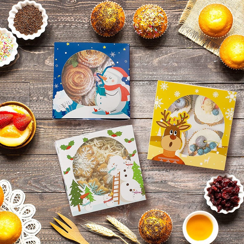 Wholesale Custom Logo Cake/Cookies/Chocolate/Desert/Donut/Cupcake/Biscuit/Macaron/Bakery/Pies/Candy/Cardboard Paper Display Gift Packaging Box – Custom Packaging Box and Paper Packaging Box price