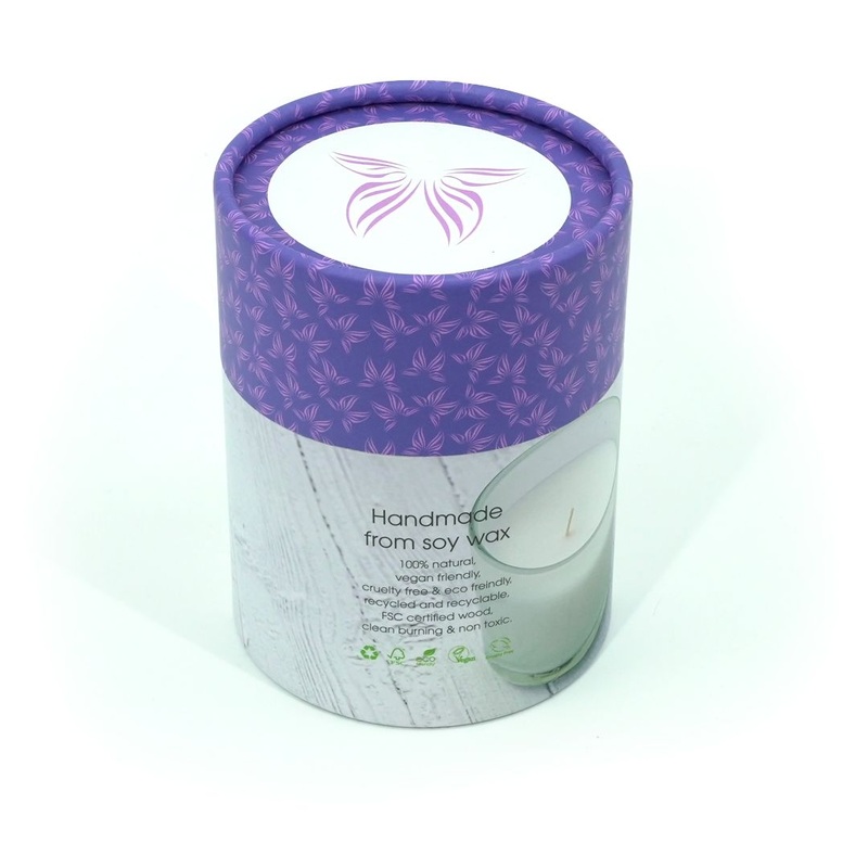 Candle Tube Biodegradable Recycled Kraft Paper Cylinder Round Candle Box Packaging Tube – Candle Box Packaging Tube and Cardboard Round Tube price