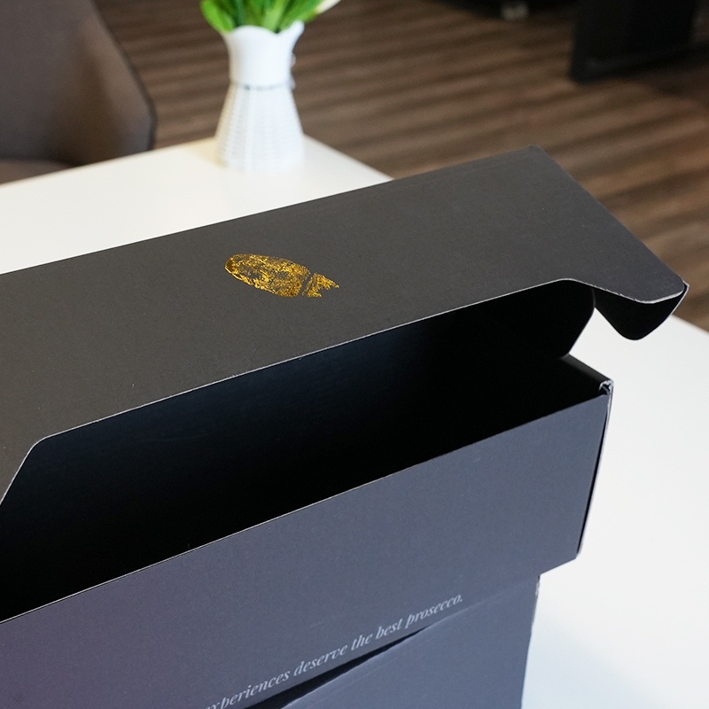 Delicate Appearance Luxury Black Eco Friendly Red Wine Package Box – Kraft Paper Box and Custom Packaging Box price
