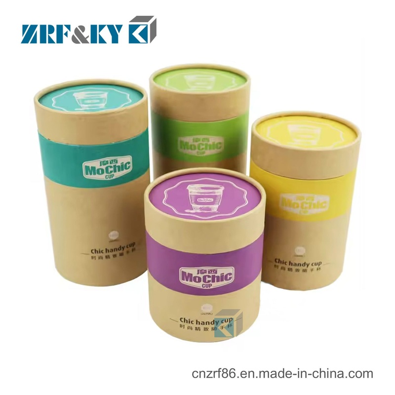 Ound Paper Tube Kraft Tea Coffee Paper Tube Packaging Biodegradable Cardboard Tea Coffee Packaging Tubes – Custom Cardboard Paper Tube Box and Paper Luxury Gift Packaging Box price