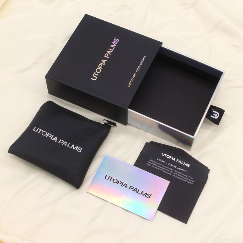 Small Luxury Fancy Custom Logo Printed Paper Black Iridescent Crystal Jewelry Ring Sliding Drawer Box Packaging for Jewelry – Paper Box and Gift Box price