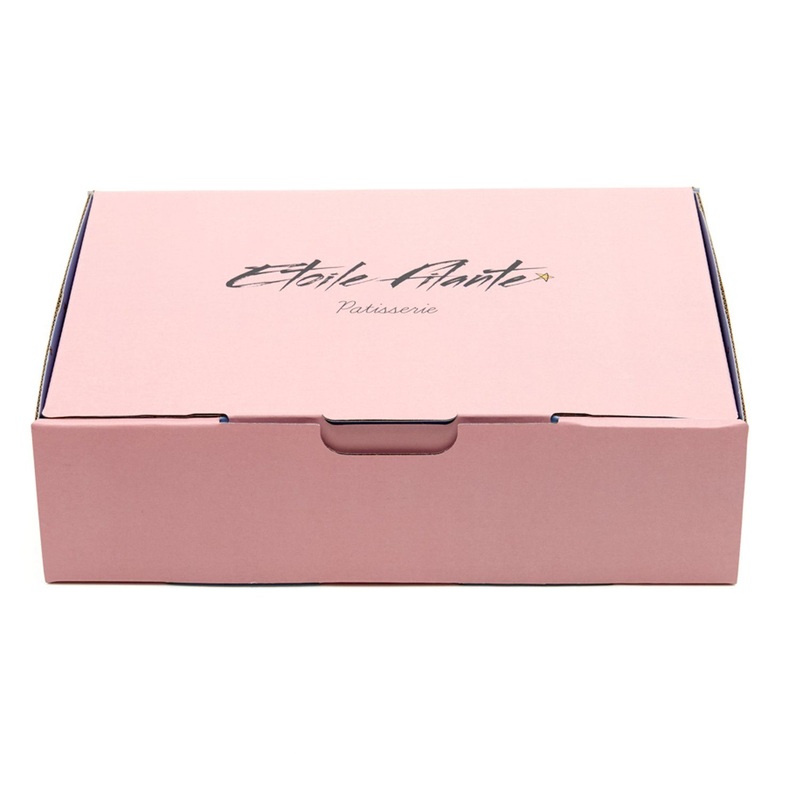Custom Logo Print Design Pink Paper T-Shirt Clothing Packaging Box – Kraft Paper Box and Gift Boxes price