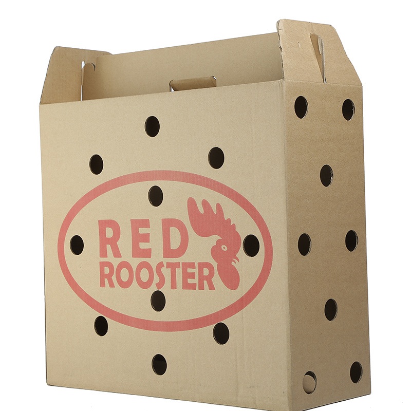 Professional Chicken Paper Wine Container Box with Handle – Chicken Box and Wine Container Box price