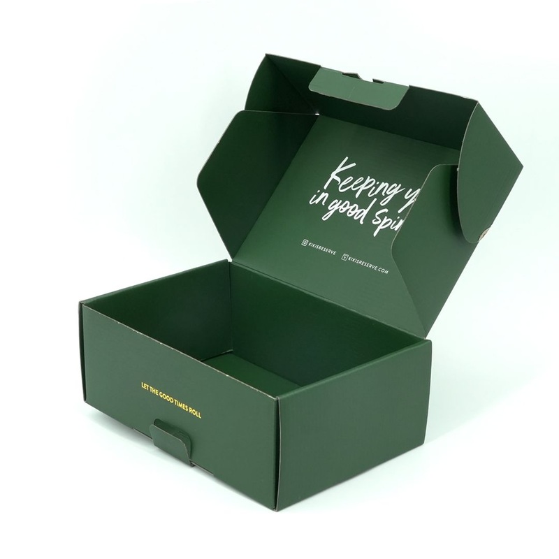 Single Wall Corrugated Kraft Shipping Boxes with Black Custom Logo Packaging Cartons – Flower Box and Clothes Box Packging price