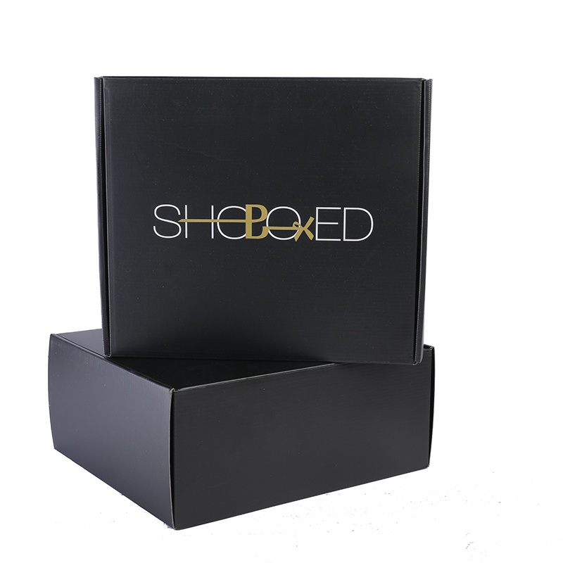 Wholesale Matt Black Custom Logo Print Color Corrugated Mailer Box for Mailing – Shipping Box and Corrugated Box price