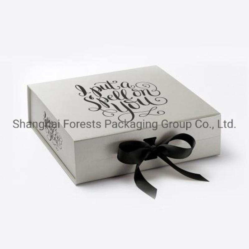 Custom Designs Luxury Garment Clothing Package Magnetic Gift Paper Packaging Boxes with Ribbon – Paper Gift Box and Corrugated Card Box price