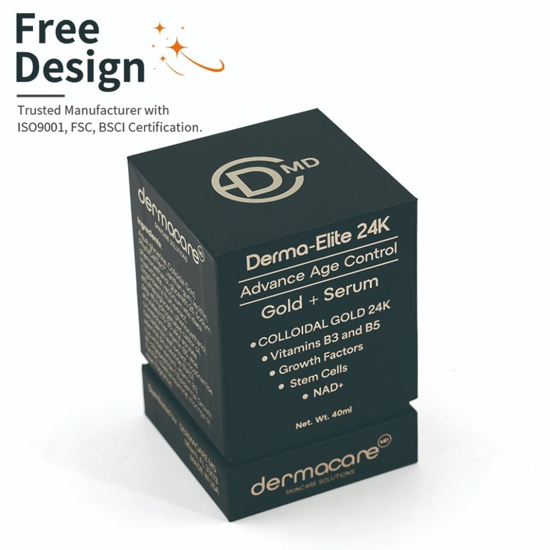 Custom Embossed Lid and Base Serum Box Card Board Packaging Paper Gift Box – Paper Box and Gift Box price