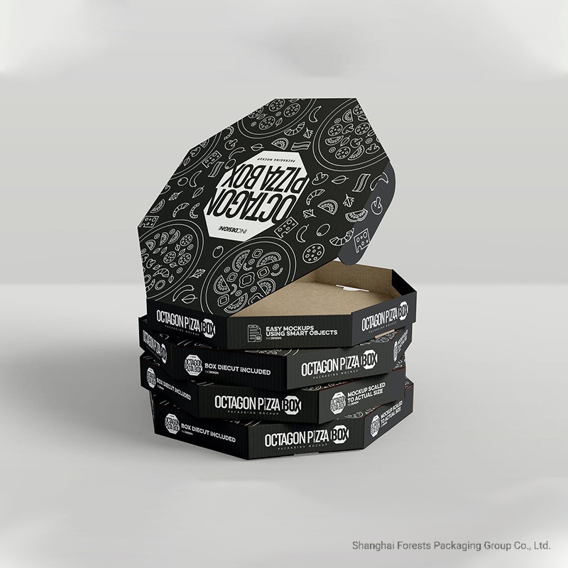 Custom Personalized Hexagon Food Pack Pizza Boxes 10 12 14 18 24 Inch Corrugated Carton Pizza Packaging Box with Logo – Pizza Packaging Boxes and Hexagonal Pizza Boxes price