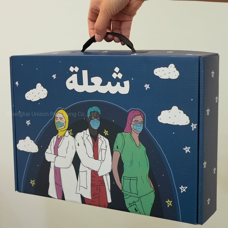 Customs Printing Plastic Handle Electronic Products Box – Cardboard Box and Custom Box price