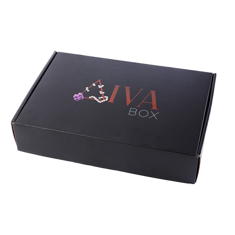 High Quality Paper Box Custom Design Black Matte Box – Food Box and Shopping Box price