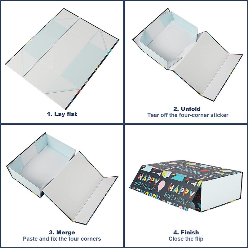 Luxury Folding magnet Paper Gift Box for Flower Watch jewelry – Gift Box and Packaging Box price