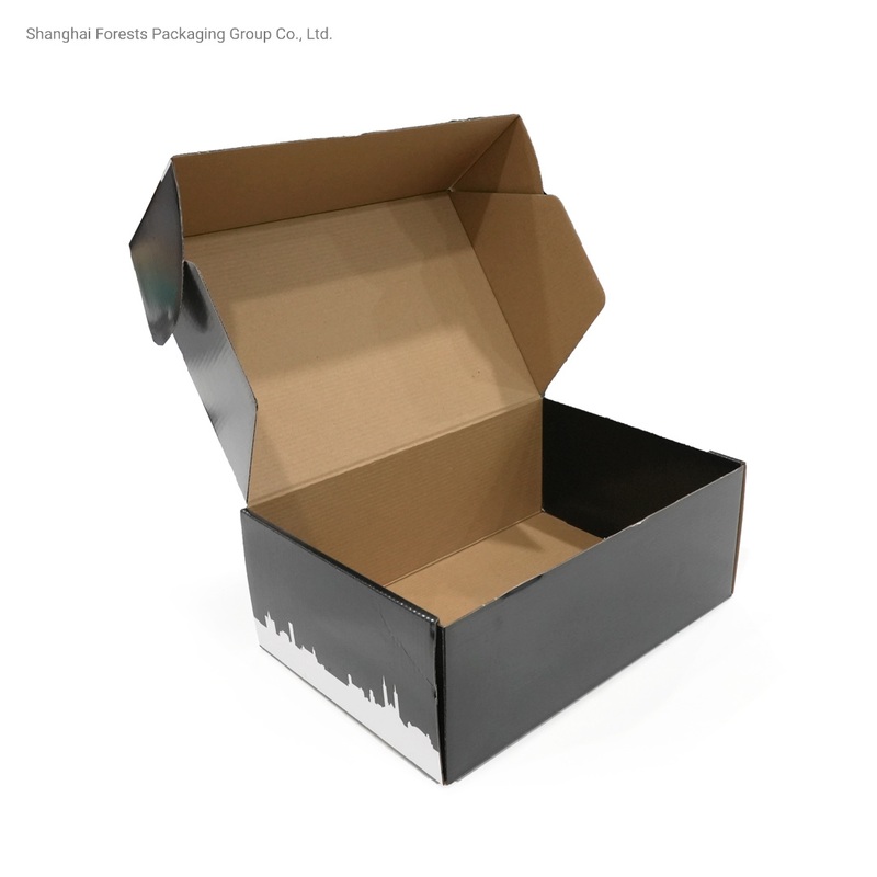 Wholesale Custom Logo Kraft Black Durable Double Side White Corrugated Packaging Shipping Mailer Box – Corrugated Packaging Boxes and Cardboard Box Custom price