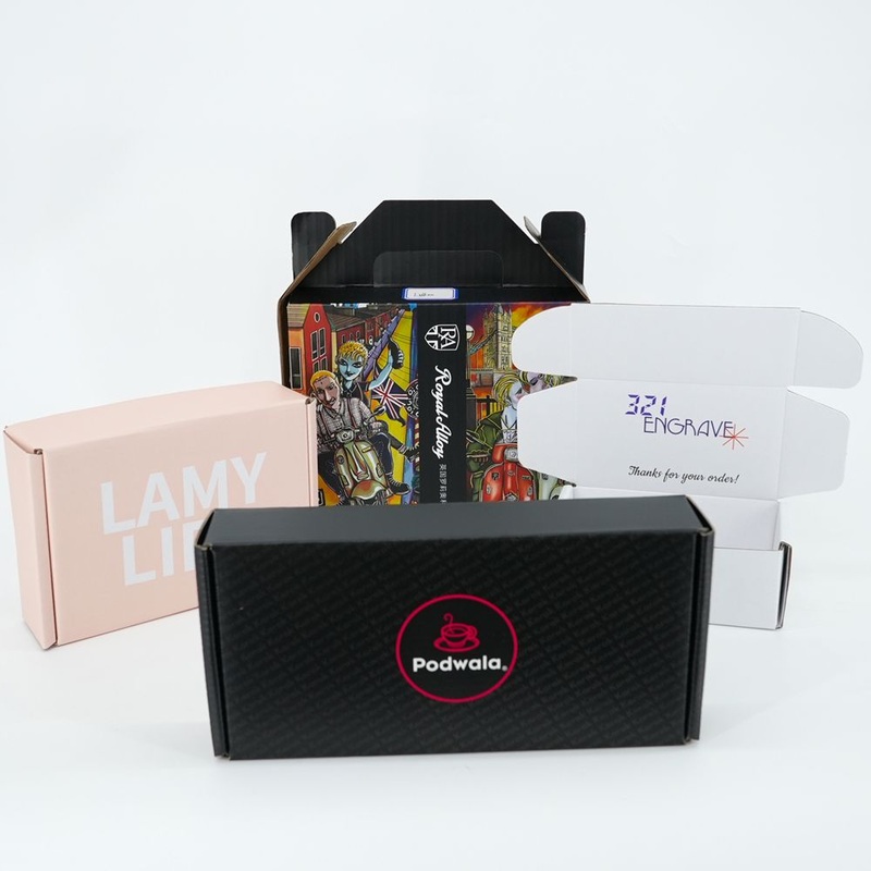 Custom Cardboard Paper Plane Gold Foil Stamping Gift Mailer Box – Packaging Box and Paper Box price