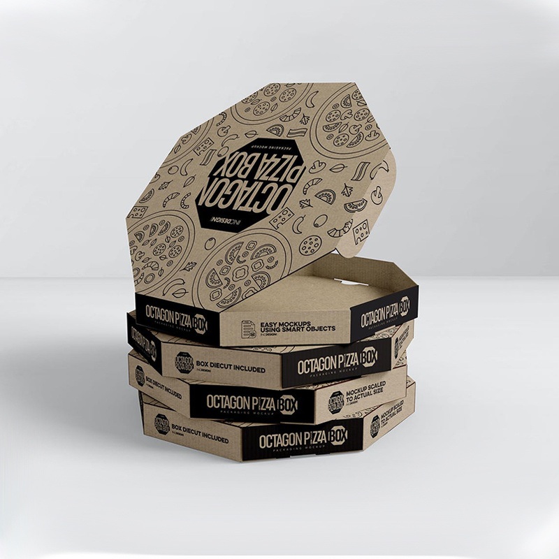 Food-Grade Custom Printed Paper Pizza Box for Good Sale – Packaging Box and Perfume Box price