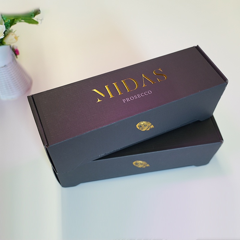 Gold Stamping Gift Corrugated Shipping Box with Logo – Shipping Box and Corrugated Box price