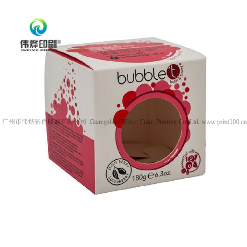 Hot Sale Logo Printing Cosmetic Packaging Paper Gift Box with Clear Window – Packing Box and Gift Box price