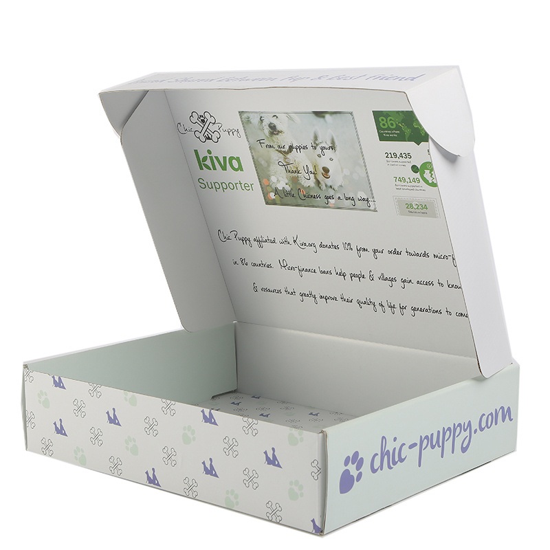 Custom Logo White Paper Packaging Boxes – Food Bag and Shopping Bag price