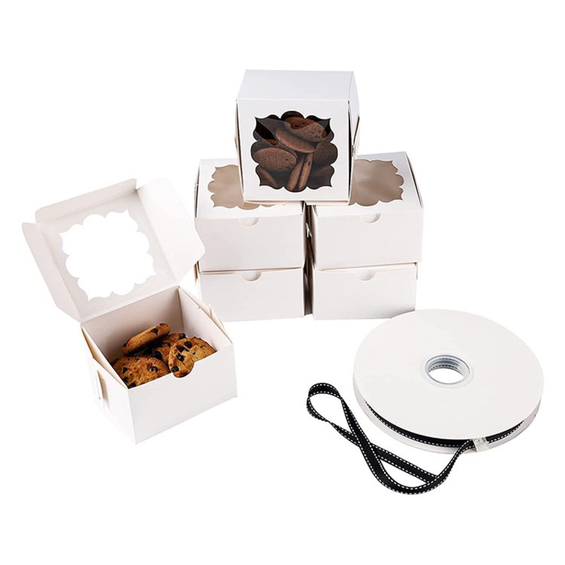 Disposable Custom Logo Christmas Doughnuts Macarons Package Paper Box – Kraft Paper Box and Custom Packaging Box price