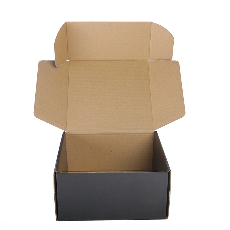 Black Corrugated Paper Packaging Box – Food Bag and Shopping Bag price