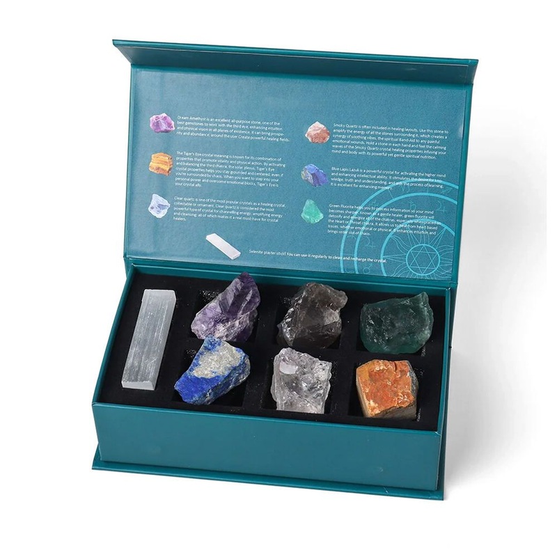 Custom Logo Luxury Cardboard Paper Healing Zodiac Crystal Gift Box Packaging with Foam Insert for Crystals – Crystal Gift Box and Gift Box price