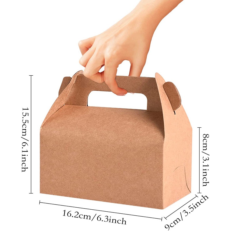 Custom Packaging Cupcake Takeaway Paper Food Box for Cake Box with Handle Paper Food Box – Corrugated Packaging Boxes and Cardboard Box Custom price