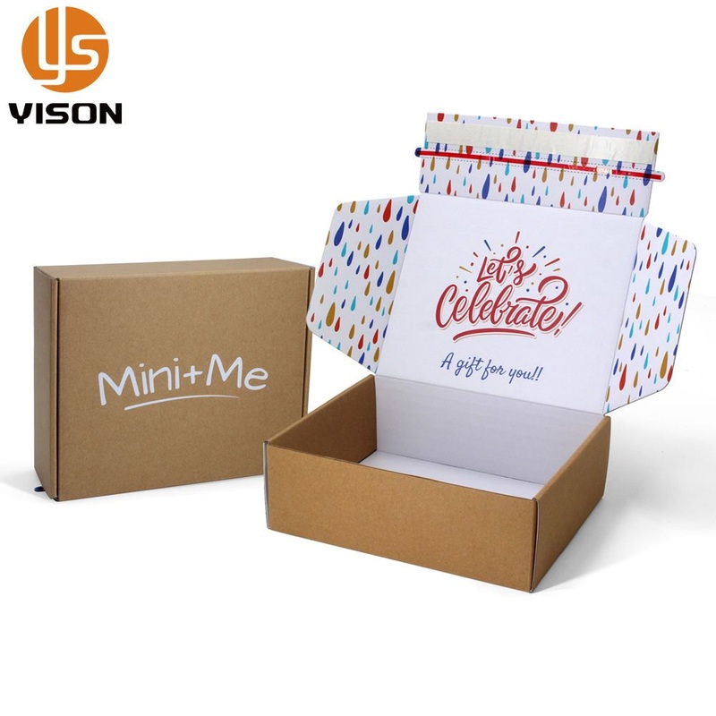 Affordable Colorful Printed Shipping Gift Boxes Mailer Boxes with Tear Strip Zipper – Gift Box and Mailling Box price
