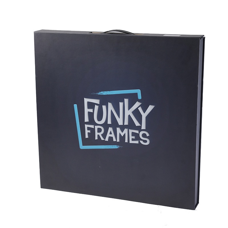 Black Portable Paper Box with Decoration – Shipping Box and Corrugated Box price