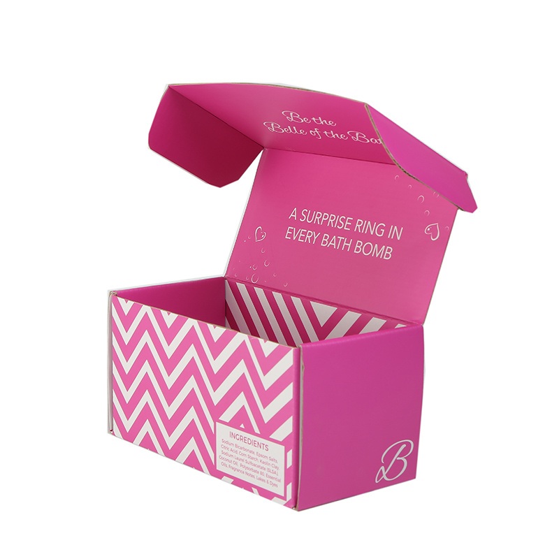 Fancy Pink Shipping Box with Custom Logo – Food Bag and Shopping Bag price