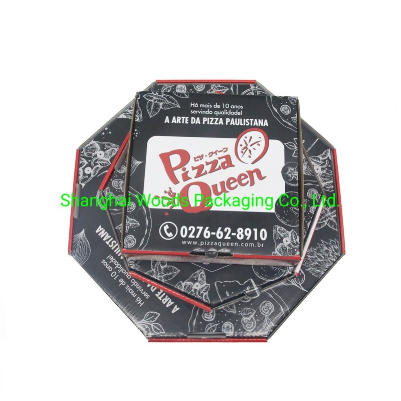 Custom Octagonal Pizza Box 9 Inch Pizza Box Design – Octagon Pizza Box and Pizza Box price