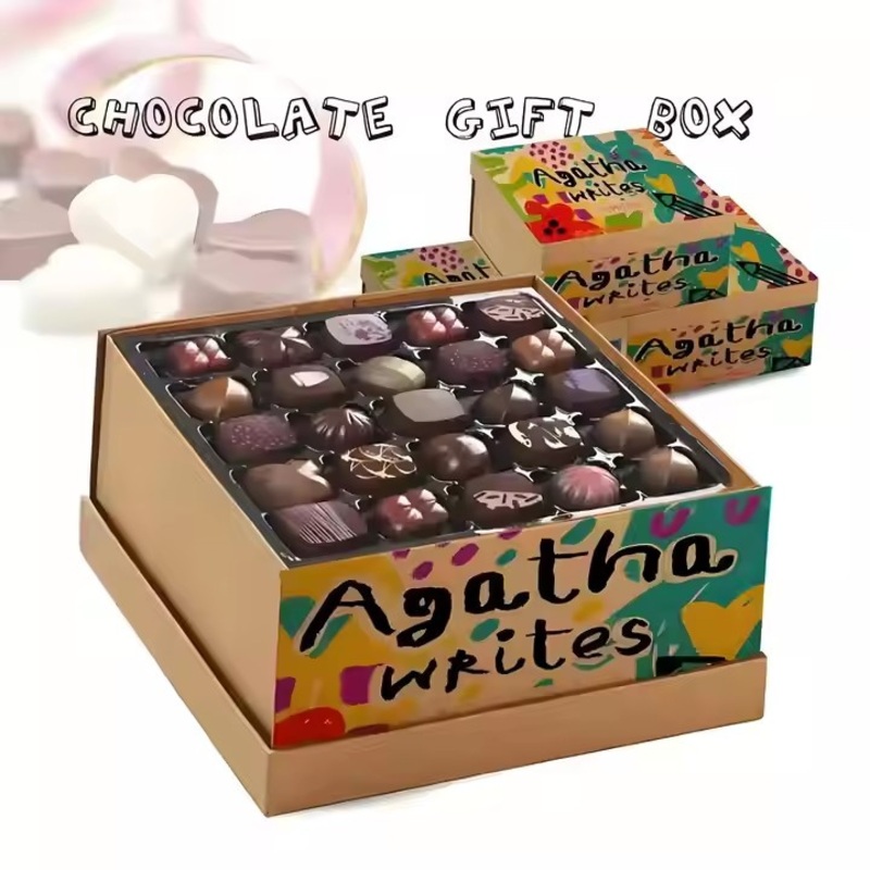 Eco-Friendly Rigid Cardboard Foldable Gift Box Custom Chocolate Candy Brownies Packaging Top Bottom Boxes Matt Lamination – Packaging Box and Folding Box price