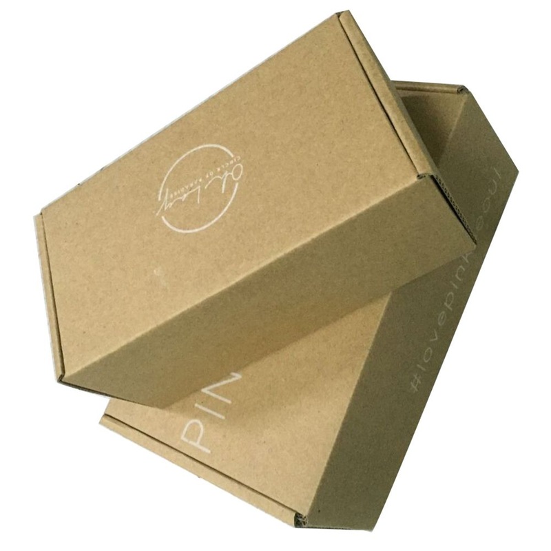 Recycled Material Brown Corrugated Box with Logo Design – Carton Box and Cardboard Carton Box price